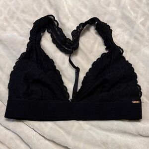 PINK Victoria's Secret Black Lace Bralette